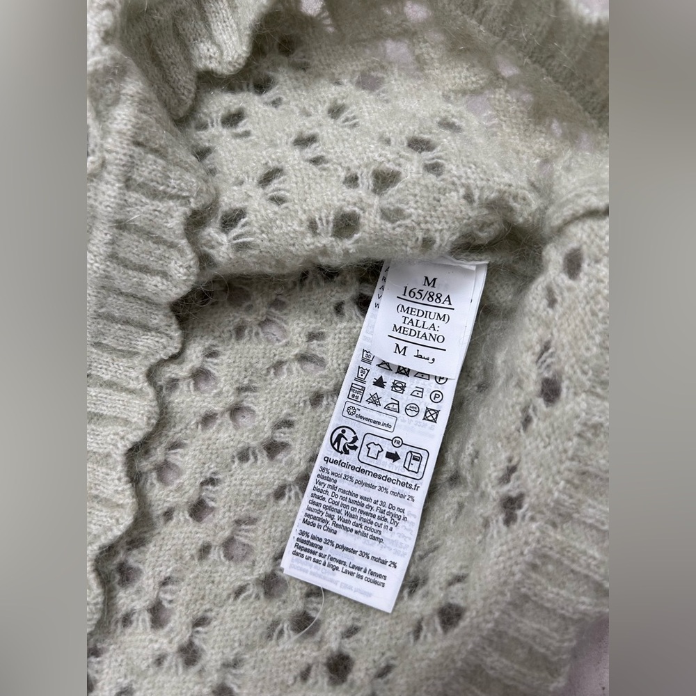 NWOT AllSaints Vivian Open Knit Tank Top
Vest
Wool
Mohair
Earth Green
Lux
$229
M - Picture 6 of 11